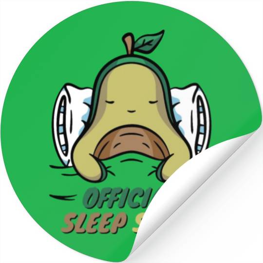 OFFICIAL SLEEP Stickers - funny sleep design