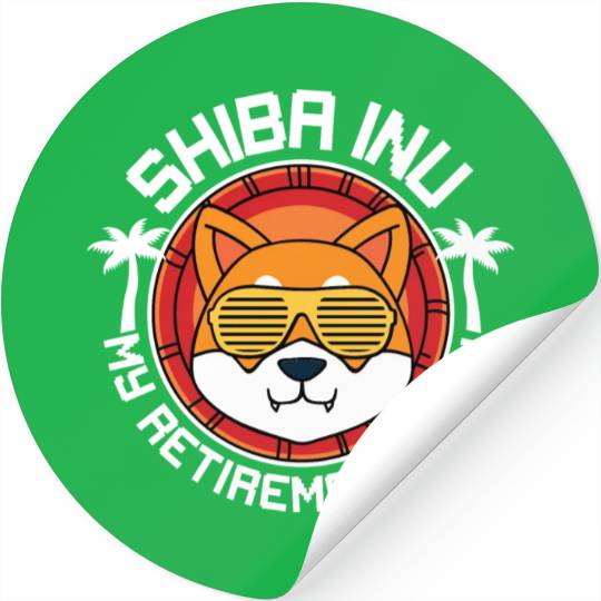 Shiba Inu My Retirement Plan Stickers