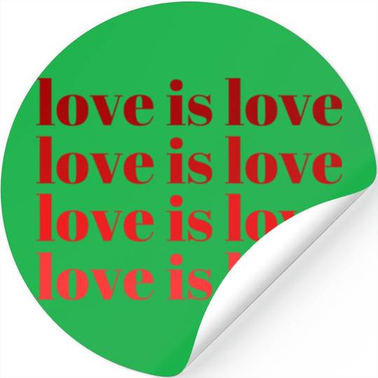 love is love. Stickers