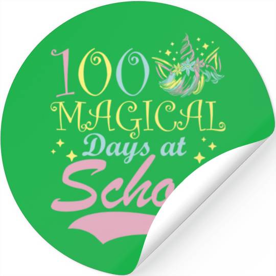 100 Magical Days At School Fantasy Fairytale Stickers