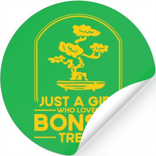 Bonsai Tree Owner Gift Bonsai Tree Gardening Stickers