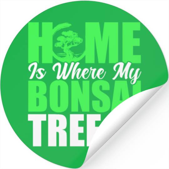 Bonsai Tree Owner Gift Bonsai Tree Gardening Stickers