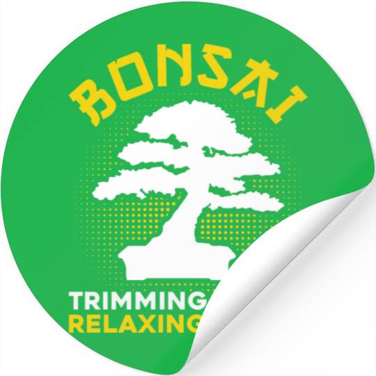 Bonsai Tree Owner Gift Bonsai Tree Gardening Stickers