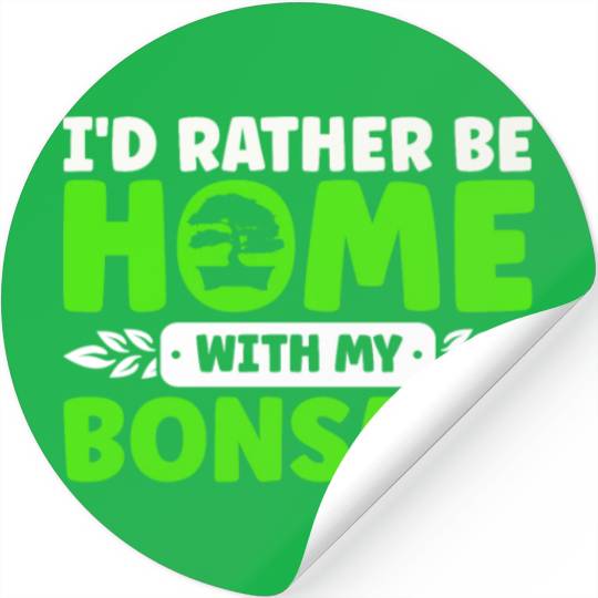 Bonsai Tree Owner Gift Bonsai Tree Gardening Stickers