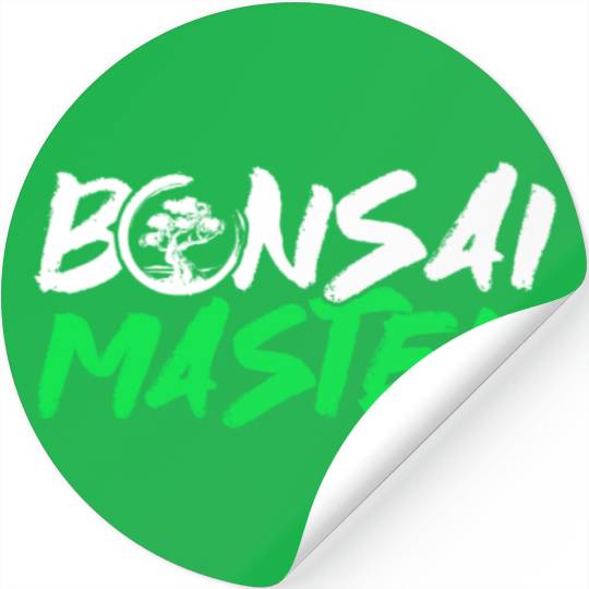 Bonsai Tree Owner Gift Bonsai Tree Gardening Stickers