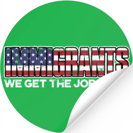 US Immigrant Indigenous USA Immigrants america Stickers