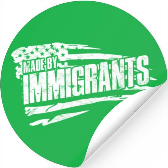 US Immigrant Indigenous USA Immigrants america Stickers
