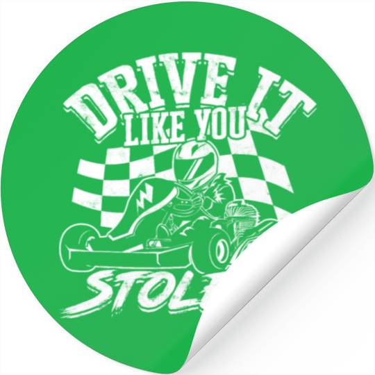 Go Kart Racer Pit Crew Car Racing Karting Stickers