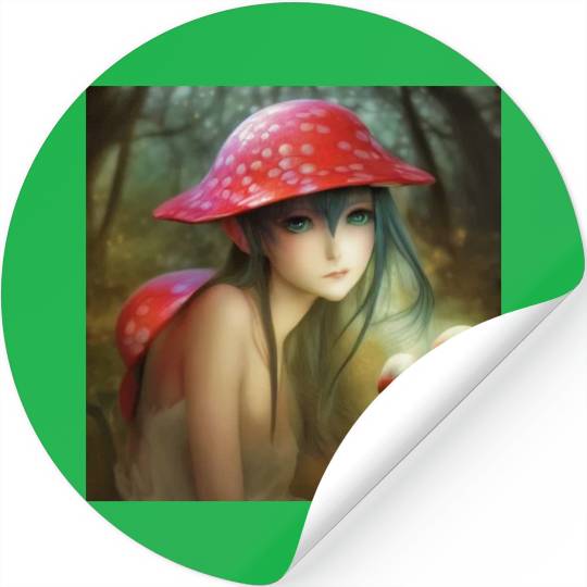 Fungi Fairy Stickers