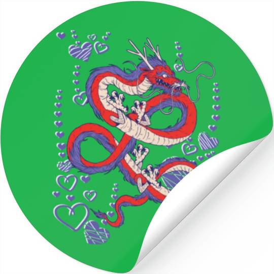 Cooler Japanese dragon Stickers