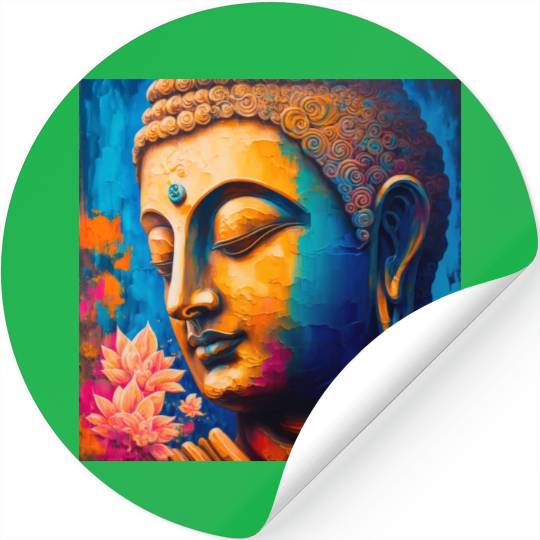 The Flowering Buddha Stickers