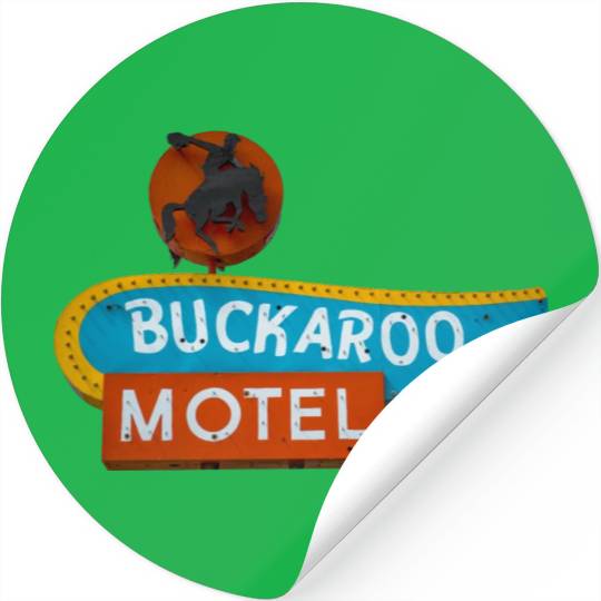 Buckaroo Motel Sign Route 66 Tucumcari New Mexico Stickers