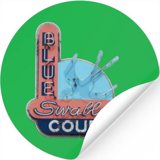 Blue Swallow Court Route 66 Tucumcari Stickers