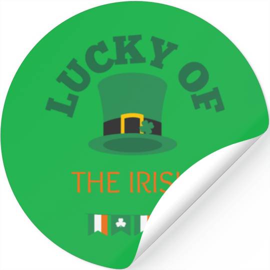 luck of the irish , St Patrick day Stickers