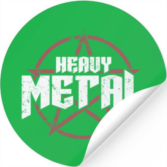 Heavy Metal Music Band Genre Bass Stickers