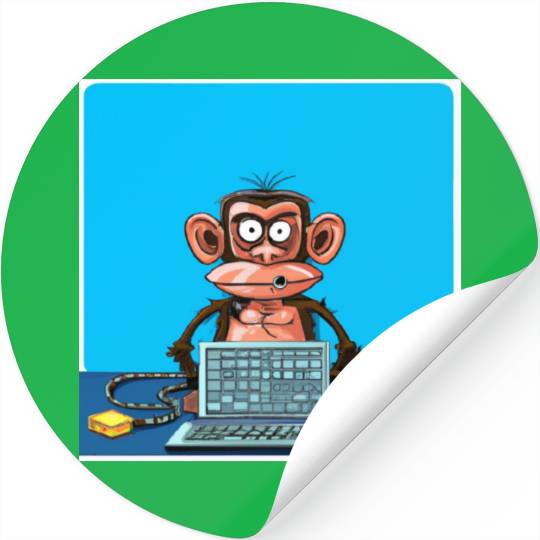 programmer monkey Stickers