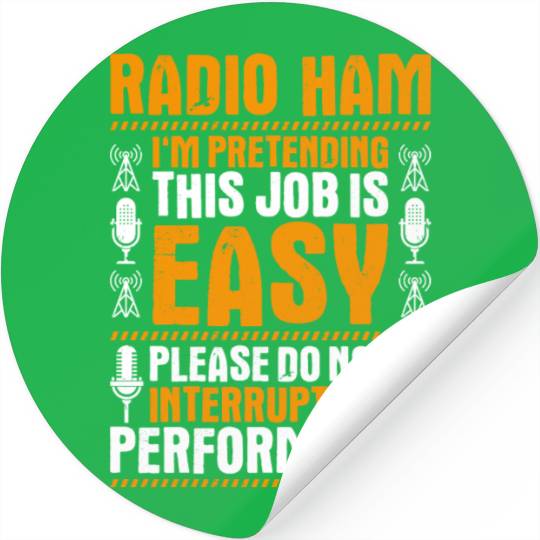 Radio Ham Amateur Radio Operator Ham Radio Stickers