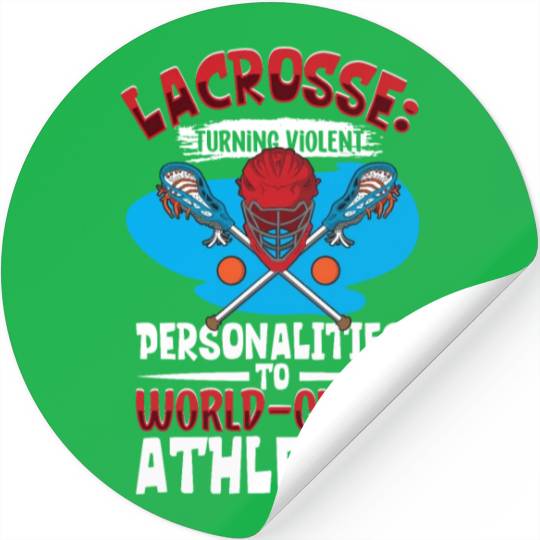 Lacrosse Player Lacrosse Coach Lax Player Sports Stickers
