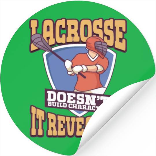 Lacrosse Player Lacrosse Coach Lax Player Sports Stickers