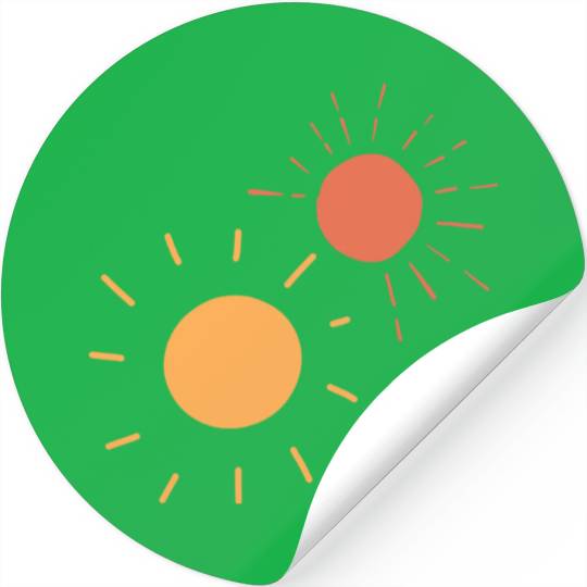 Sun design Stickers