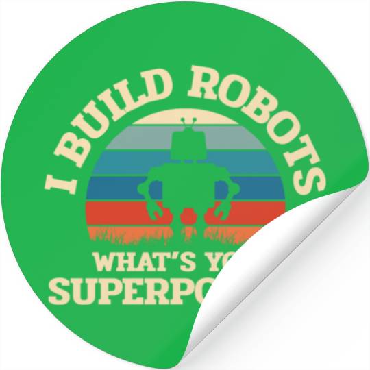 Robotics, Robot Builder Stickers