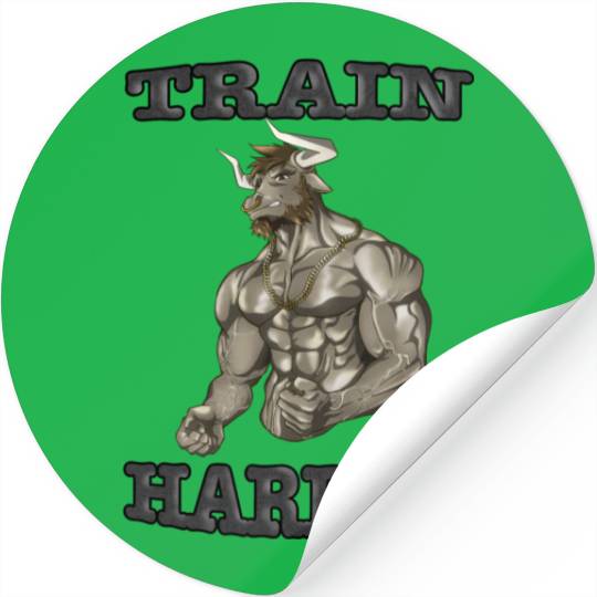 Train Harder Stickers