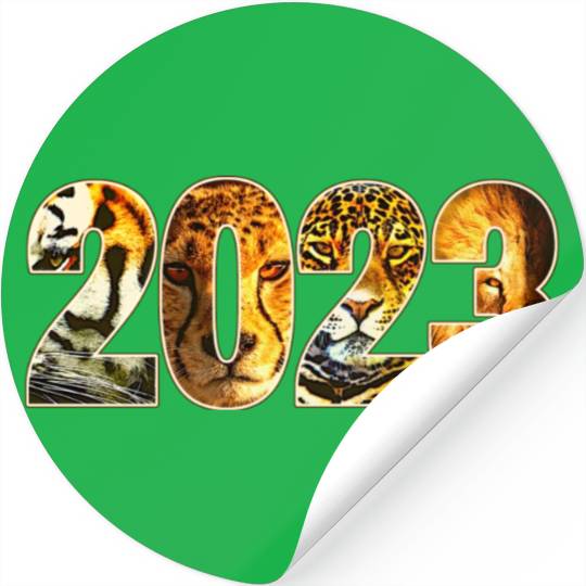 2023 WILD CAT DESIGN TIGER, CHEETAH, JAGUAR, LION Stickers