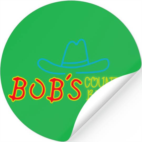 Funny Bob's Country Bunker Apparel Stickers