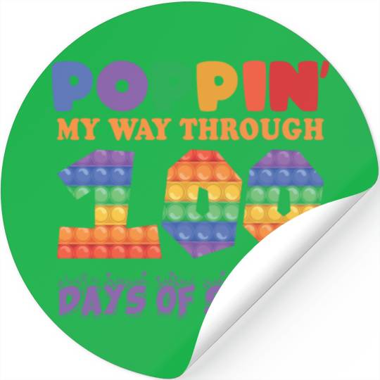 100 Days Of School Idea Stickers