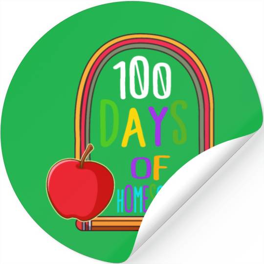School Stickers, 100 Days Of Homeschool Stickers,