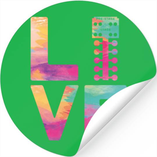 Drag Racing Race Car Watercolor Stickers