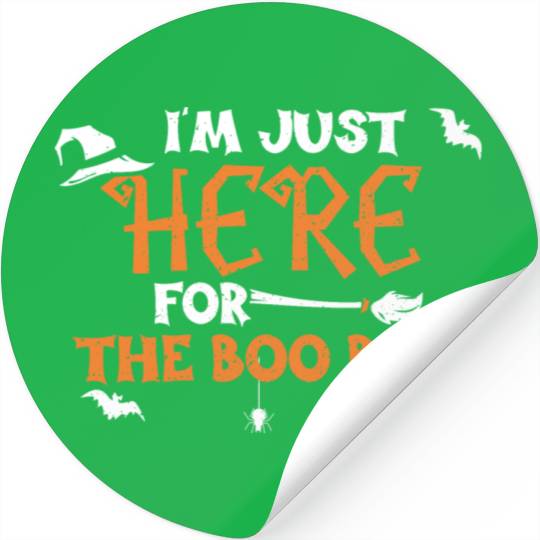 I'm Just Here For The Boo Bees Stickers