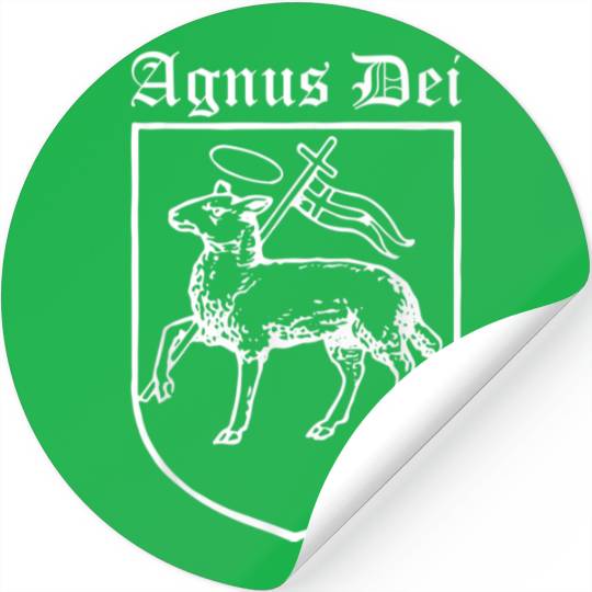 Agnus Dei Jesus Traditional Latin Mass Stickers