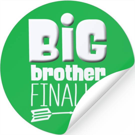 Big Brother Finally Big Bro Gamer Promoted Son Stickers