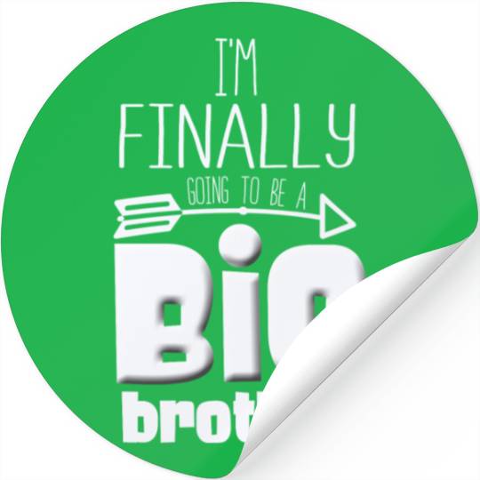 Big Brother Finally Big Bro Gamer Promoted Son Stickers