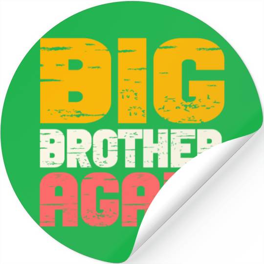 Big Brother Finally Big Bro Gamer Promoted Son Stickers