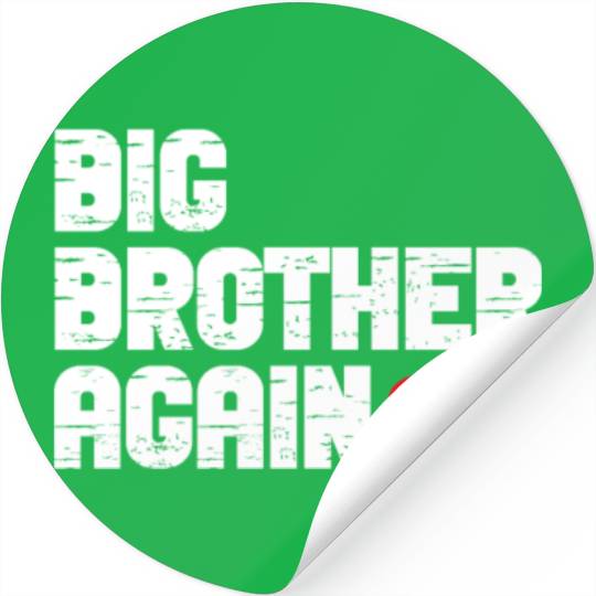 Big Brother Finally Big Bro Gamer Promoted Son Stickers