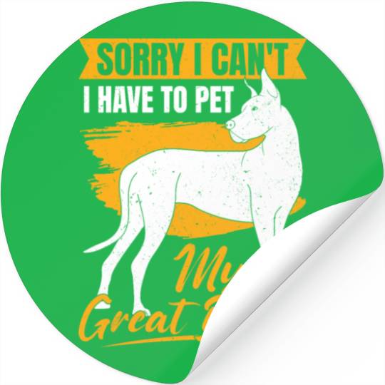 Great Dane German Mastiff Dog Lover Gift Stickers