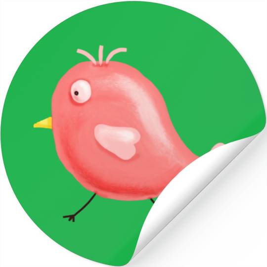 painting bird Stickers