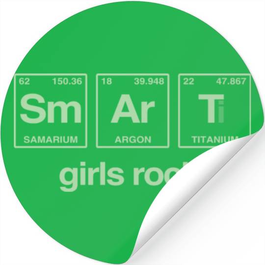 SMART GIRLS ROCK - Elements Periodic Table Stickers