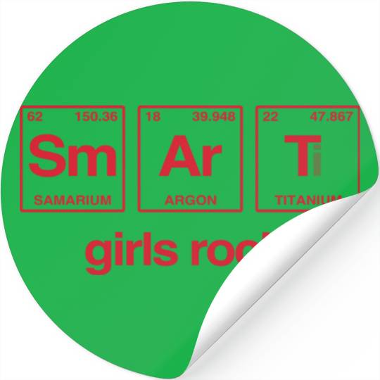 SMART GIRLS ROCK - Elements Periodic Table Stickers