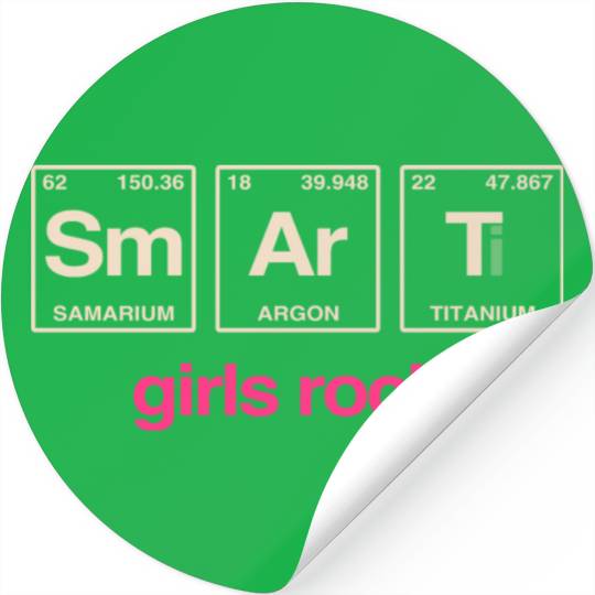 SMART GIRLS ROCK - Elements Periodic Table Stickers
