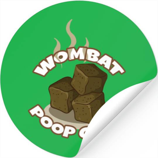 Wombat Poop Cubes Stickers
