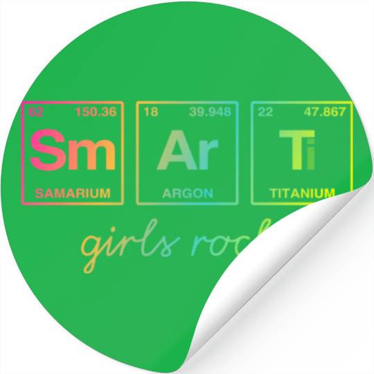 SMART GIRLS ROCK - Elements Periodic Table Stickers