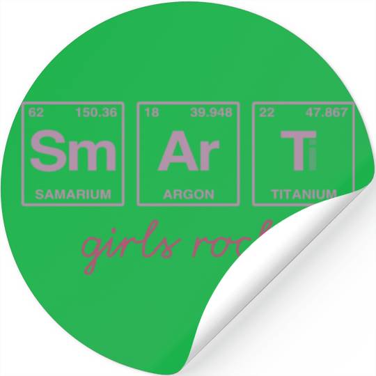SMART GIRLS ROCK - Elements Periodic Table Stickers
