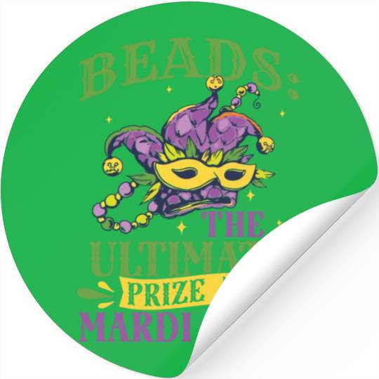 Mardi Gras - Beads The Ultimate Prize Stickers