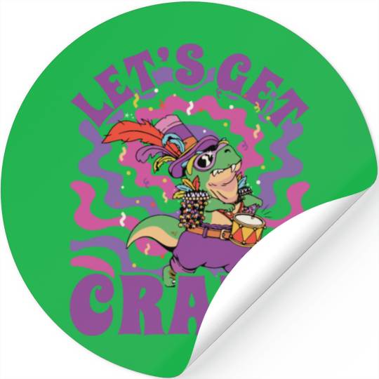 Party - Dinosaur Let's Get Crasy Stickers