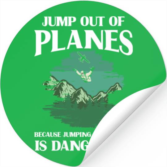 Skydive, SKydiving, Skydiver Stickers