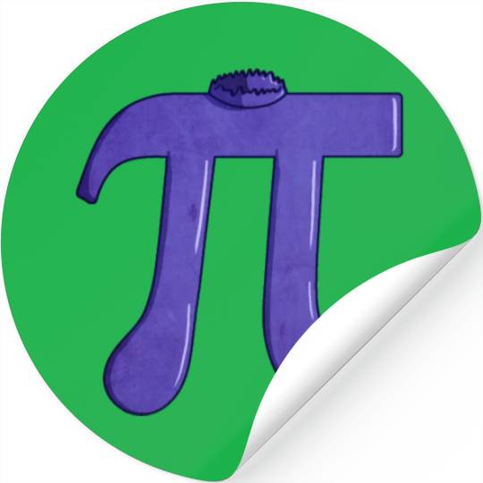Blueberry Pi - Funny Pi Day Math Teacher Stickers