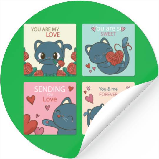 Love Axolotl Pink Valentine Day Salamander Lover Stickers